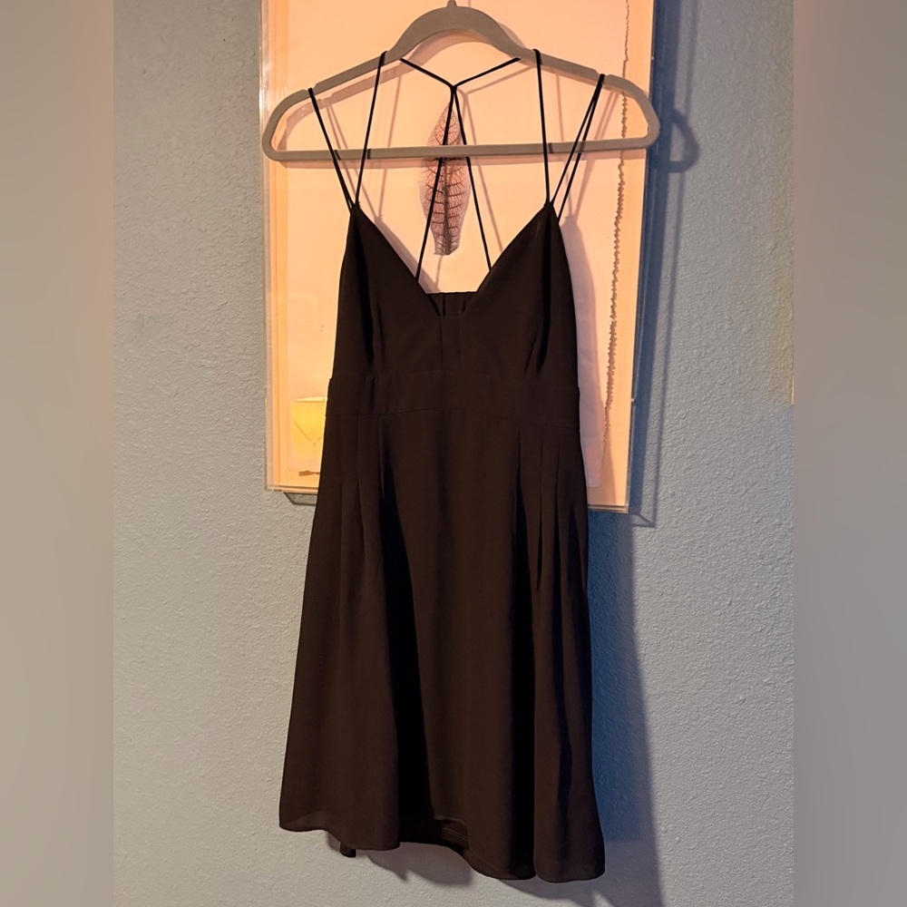 Classic Black Spaghetti Strap Dress